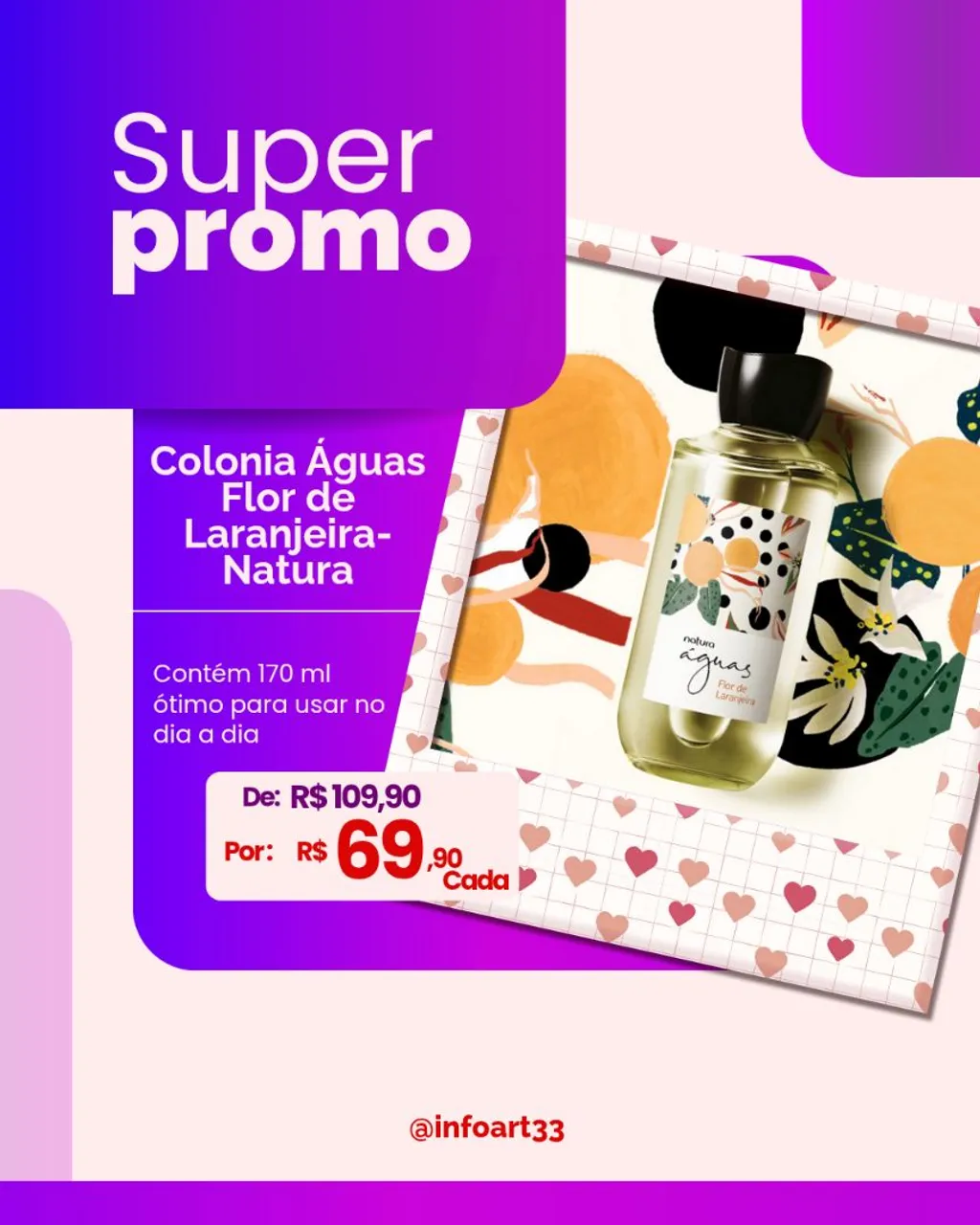 Colônia Águas Flor de Laranjeira Natura