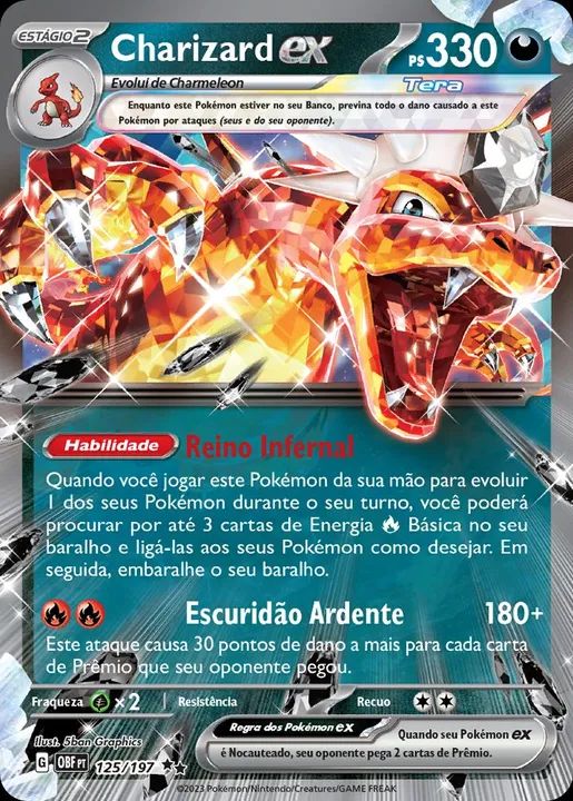Deck de Batalha de Liga Charizard EX - Pokémon TCG - Foto 3