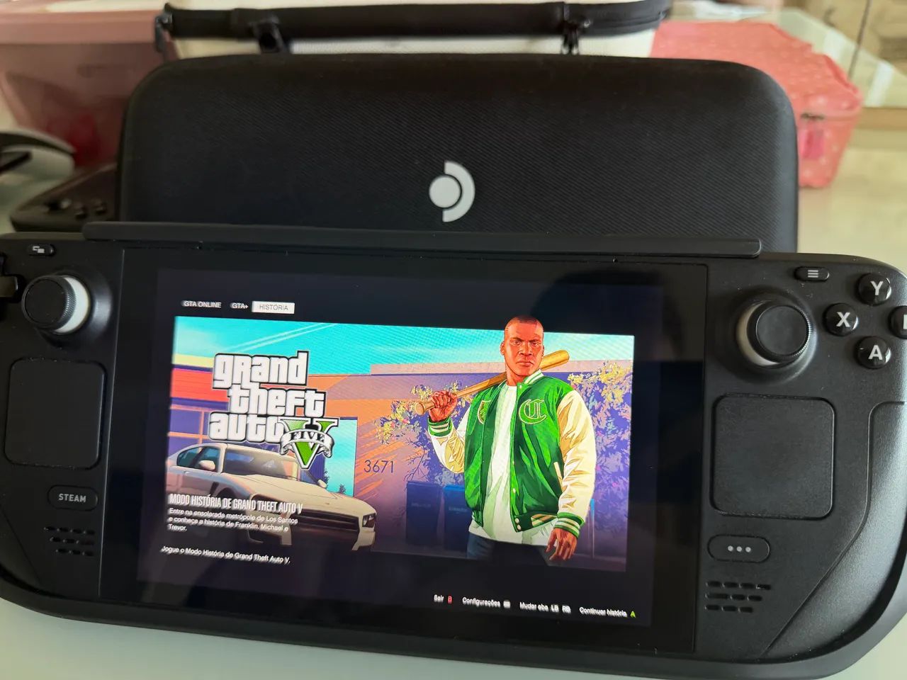 SteamDeck 512 Gb Com Grip e Case - Consoles de Vídeo Game - Cohama