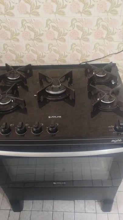 Fogão Atlas Agile Glass 5 bocas - Foto 4