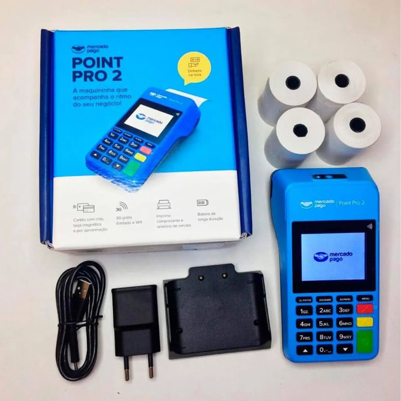 Máquina de Cartão Mercado Pago Point Pro 2 - Foto 2