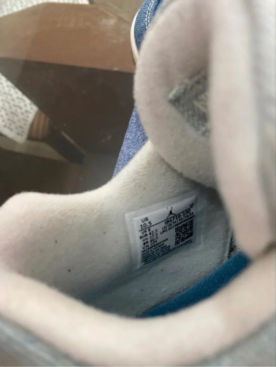 Jordan 4 worn blue  - Foto 6