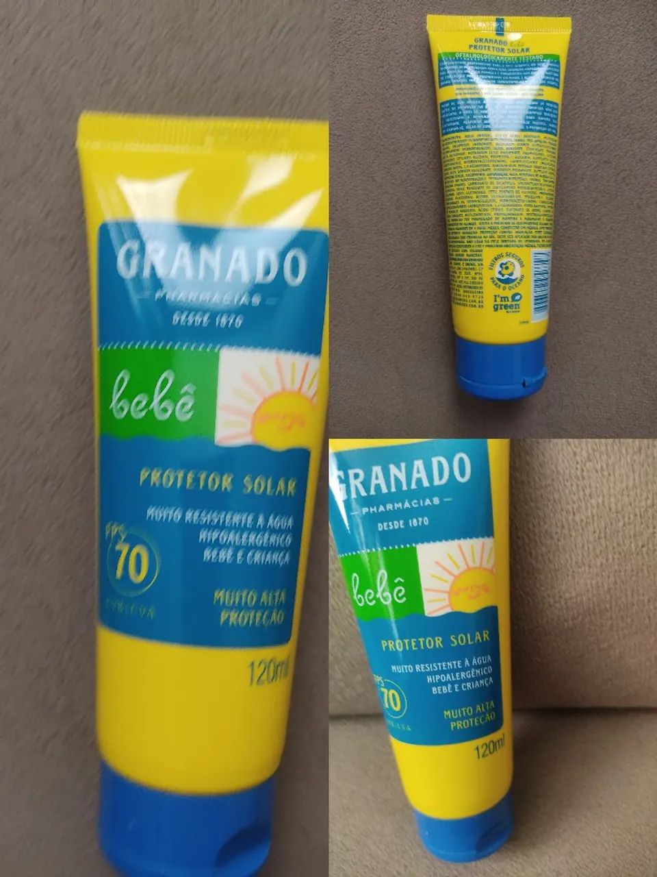 Protetor solar bebê Granado 