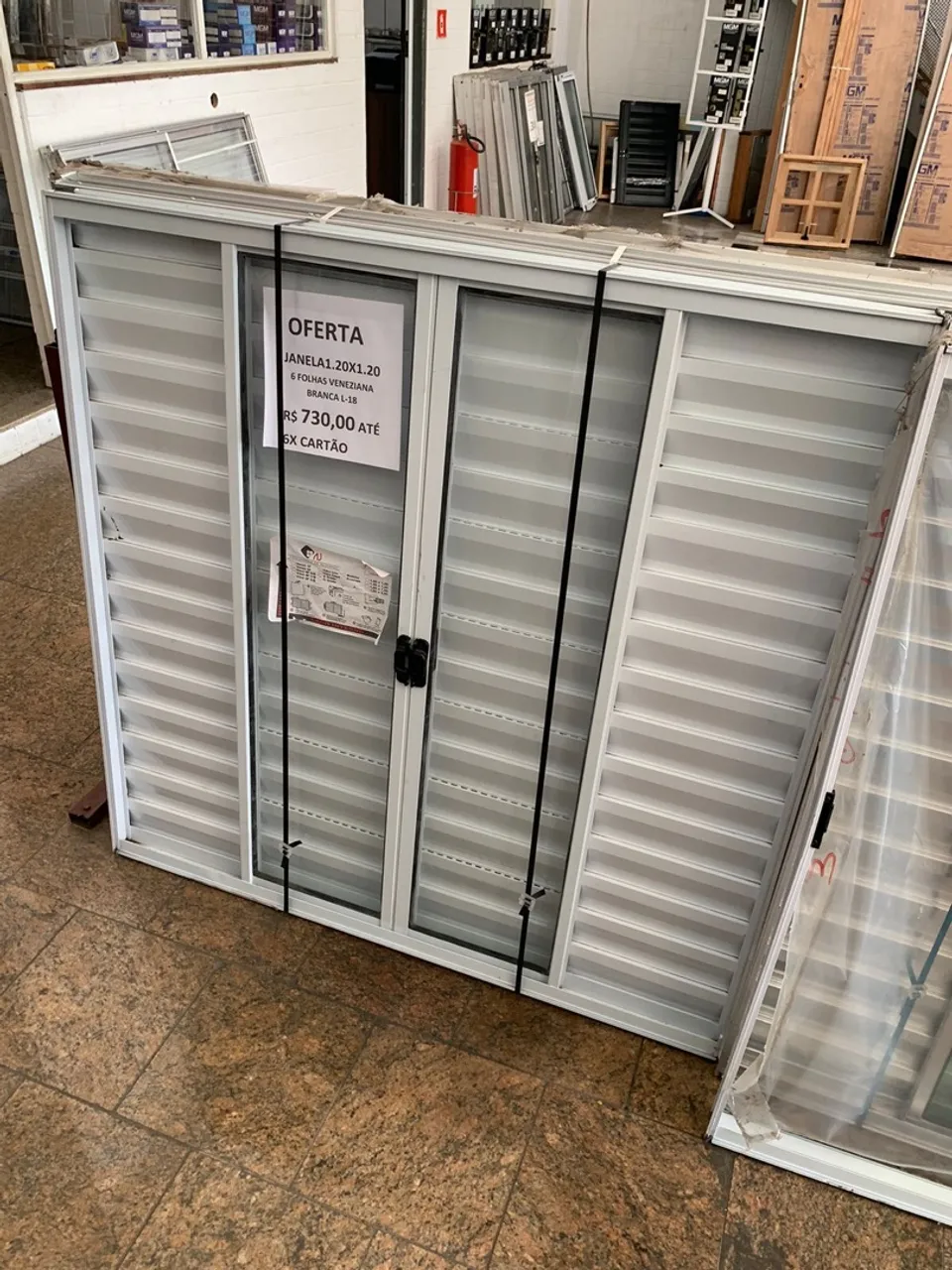 Janela Veneziana 1.20x1.20 - Oferta