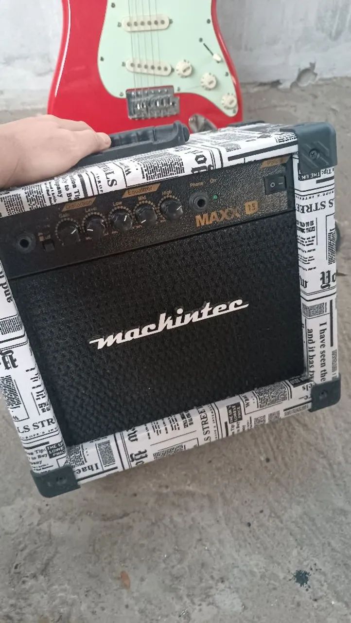 Guitarra, amplificador e cabos - Foto 2
