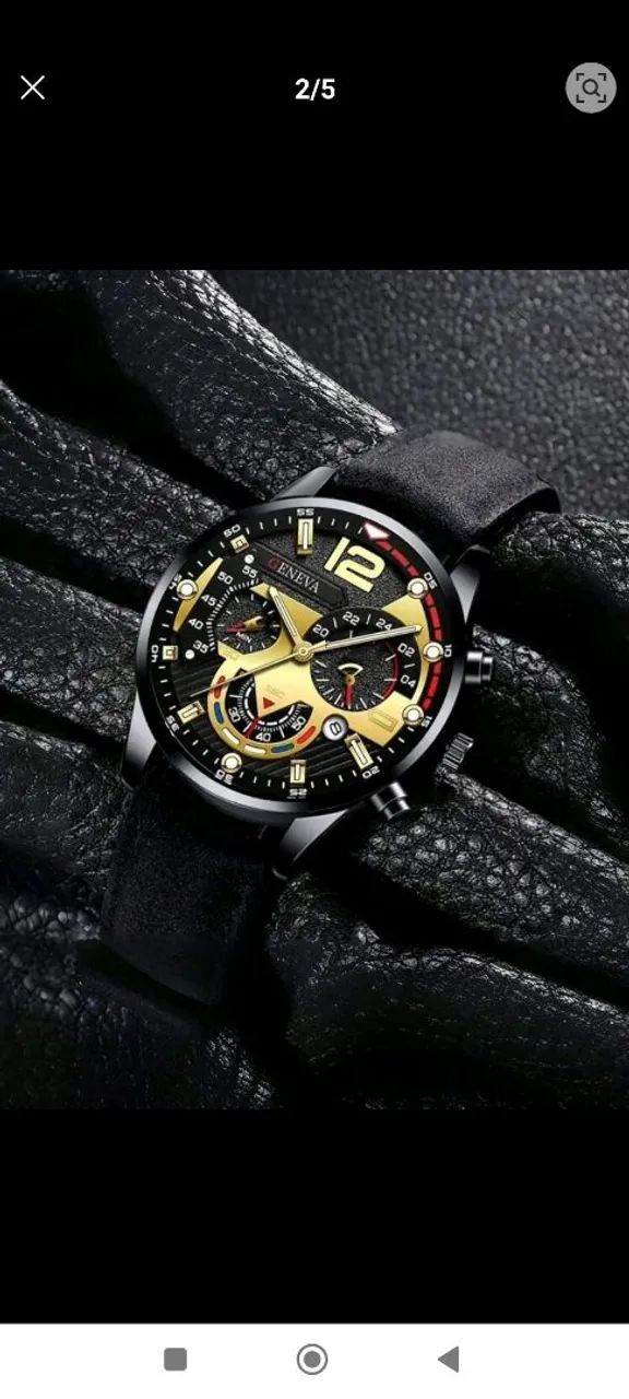 Relógios Masculinos de Luxo - Kit com 3 Relógios - Foto 2