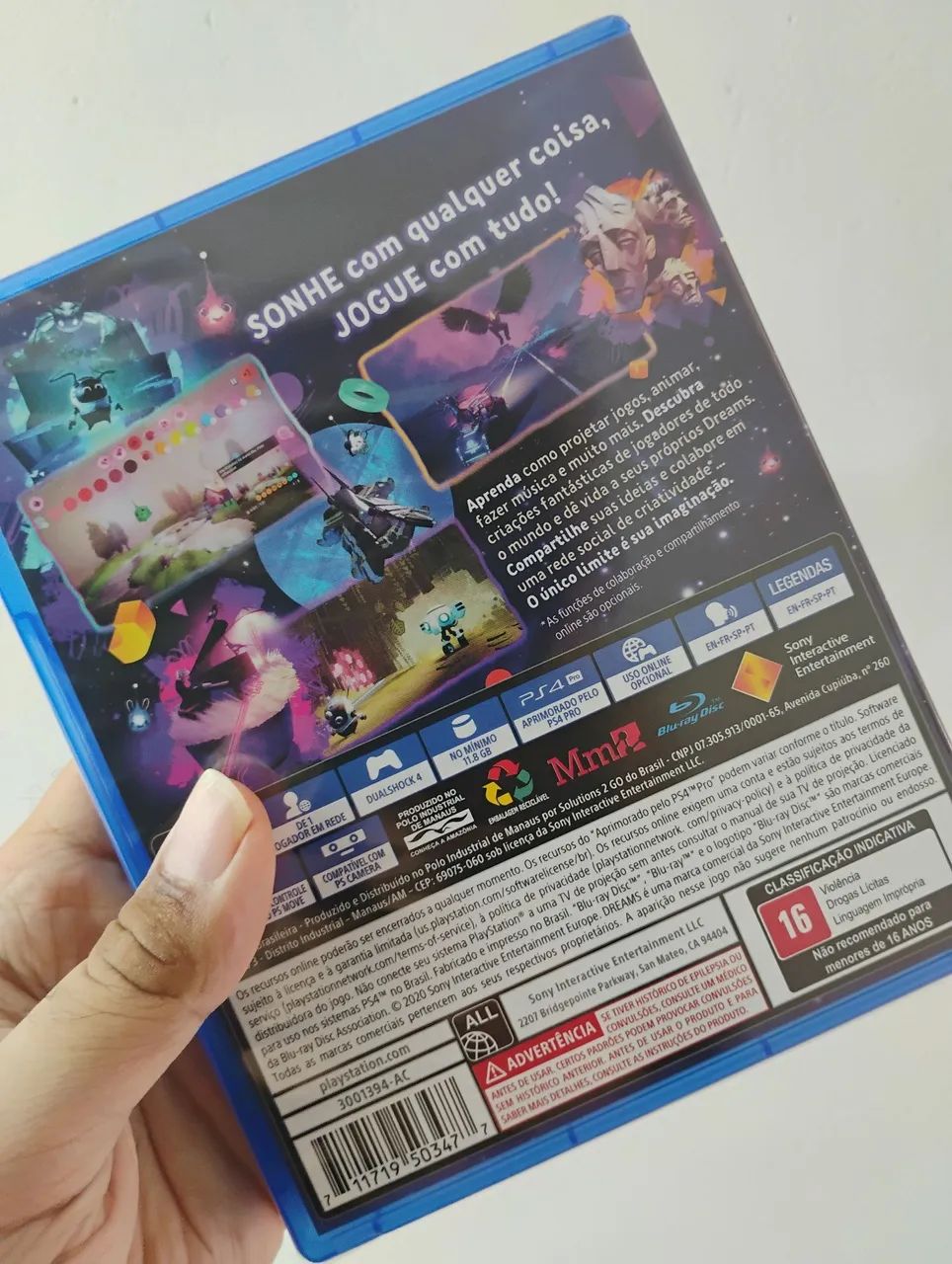 NOVO/LACRADO Jogo Dreams PS4 Jogos de Vídeo Game São