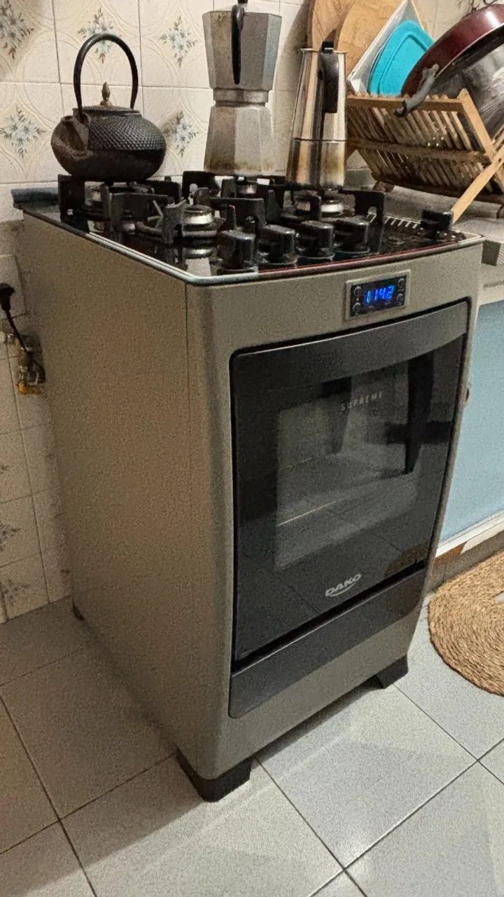 SUPER OFERTA MOTIVO MUDANÇA - Fogão Dako Supreme Cinza - Foto 2
