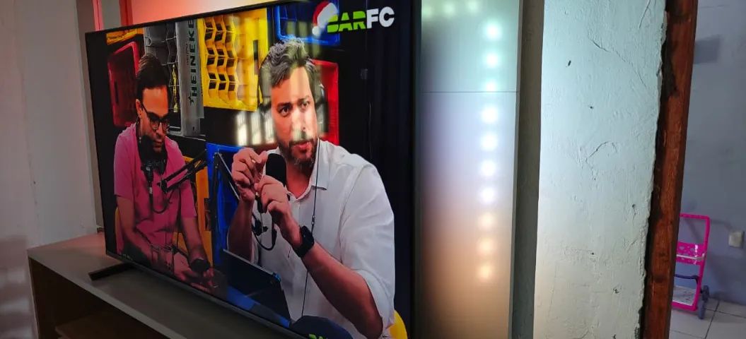 TV 55 Smart Philips Android Ambilight 12x Sem Juros - Foto 4