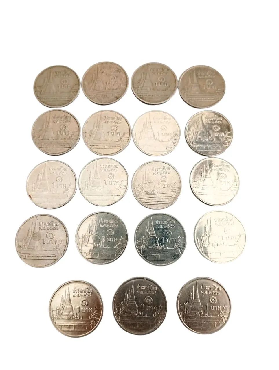 Moedas tailandesas antigasThai 1 Baht - Foto 2