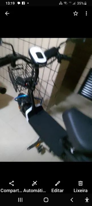 Moto elétrica Tailing com baterias de chumbo novas e super conservada. conservada!
