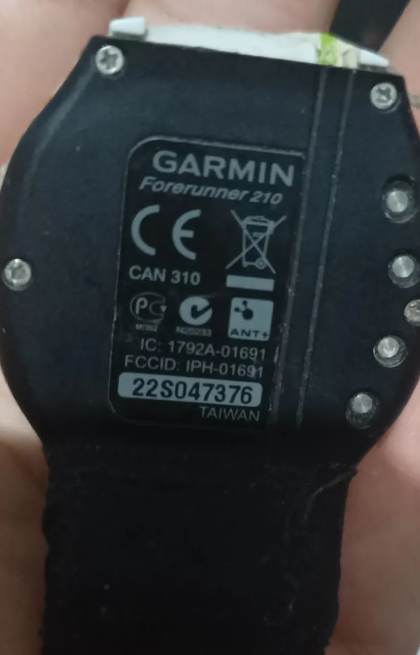 Garmin Forerunner 210 retirar PCs