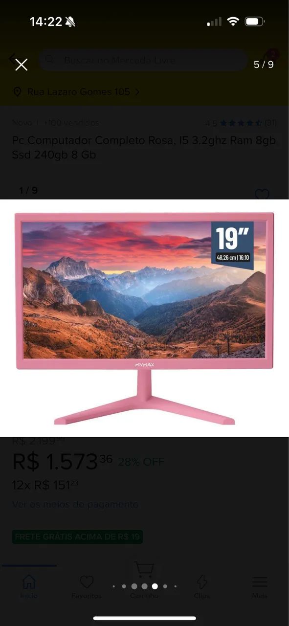 Monitor rosa 64168566968323120