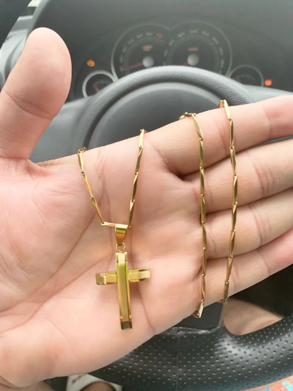 Corrente + Pingente masculino 18K ? - Foto 3