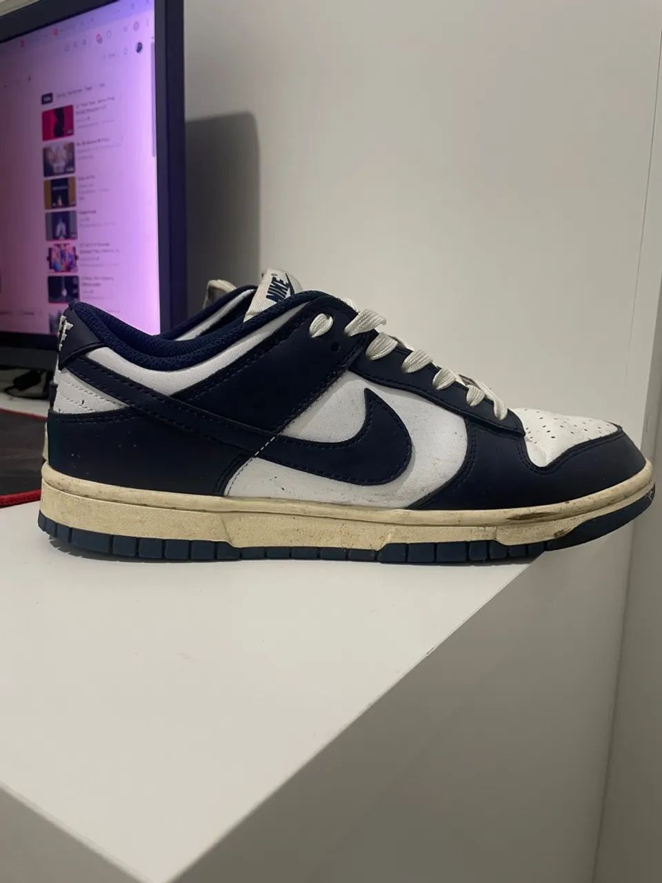 nike dunk low midnight navy