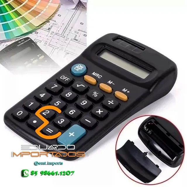 Calculadora de Bolso Pequena 08 Digitos LEY-1897