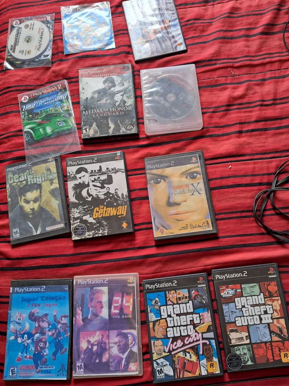 PS2 com combo de jogos - Foto 2