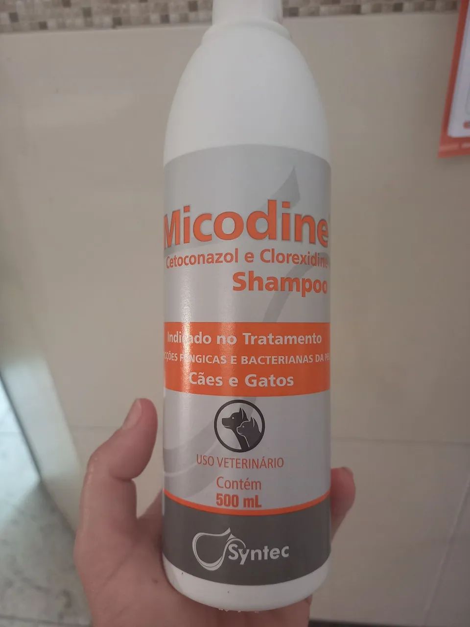 Shampoo Micodine Cetoconazol e Clorexidine 500ml
