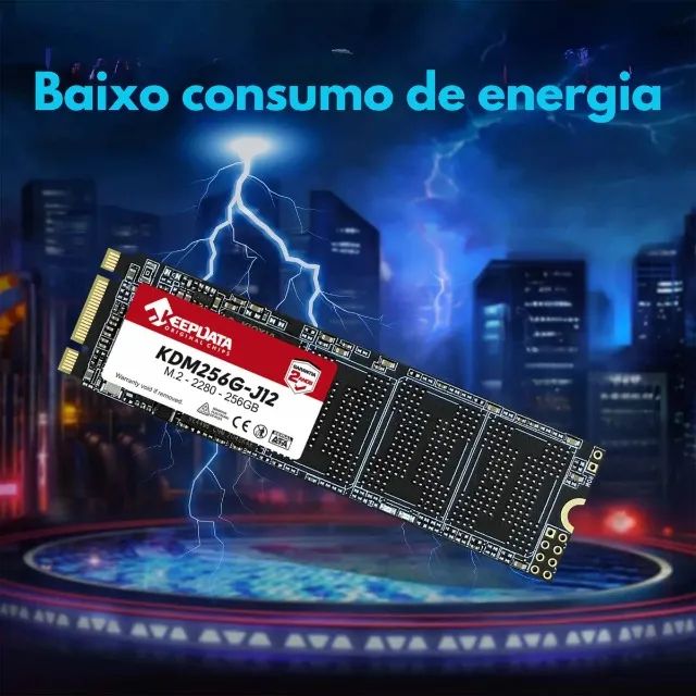 SSD M2 SATA3 256GB Keepdata M2 KM256G-J12- Novo e c/ garantia- Nexo Store - Foto 4