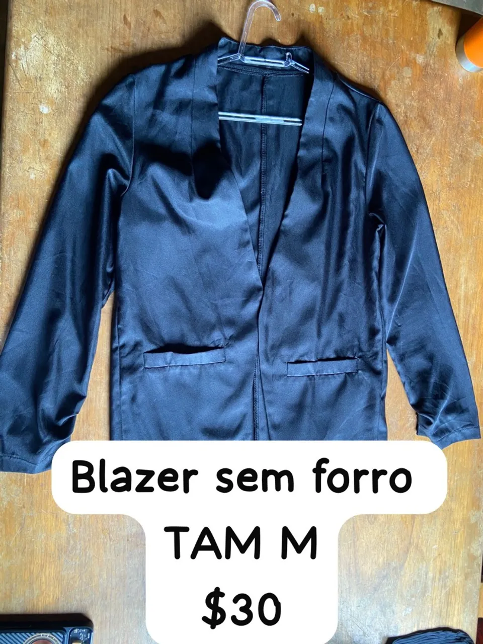 Blazer Sem Forro - TAM M veste G
