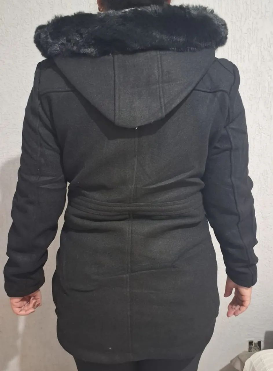 Ultimas unidades! Casaco de Inverno Feminino Parka com Capuz - Foto 2