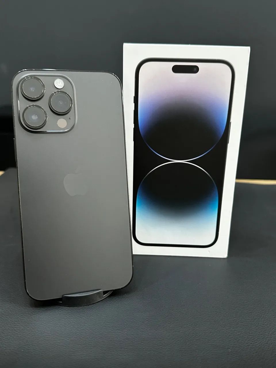 iPhone 14 Pro Max 256gb preto semi novo impecável - Celulares e