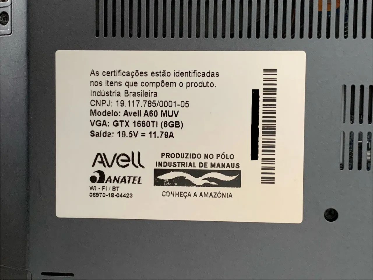 Notebook Avell A60 Muv - Foto 4