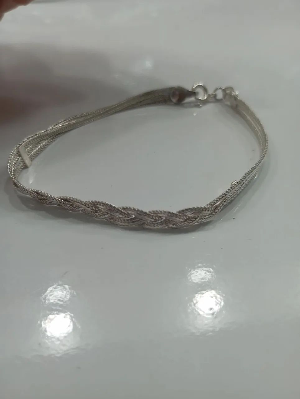 Pulseira Feminina de prata  - Foto 4