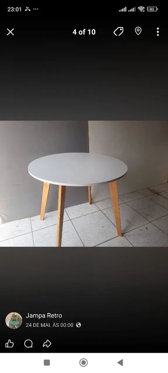 Mesas retro para sala ou cozinha  - Foto 5
