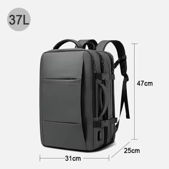 Mochila Cinza BANGE Original 37L - Nova, Lacrada e Premium - Foto 2