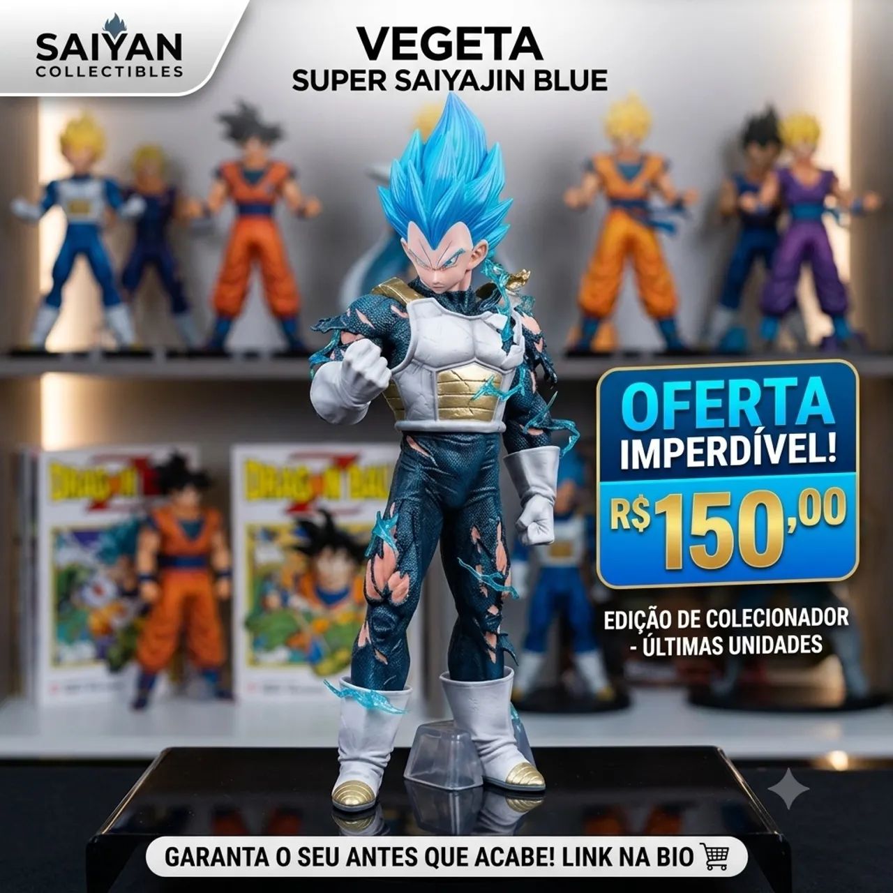 Vegeta Super Saiyajin Blue