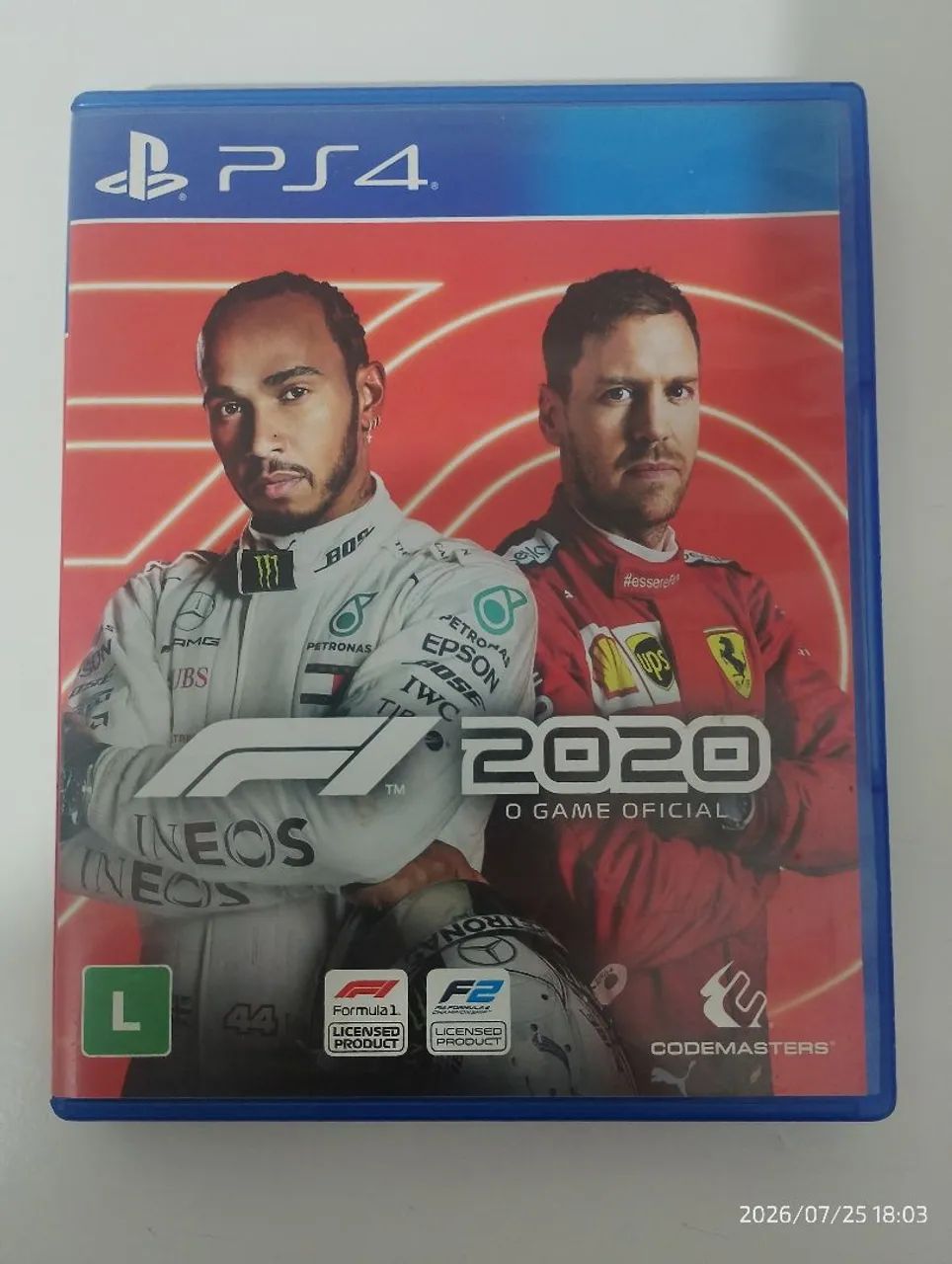 FORMULA 1 2020 PS4