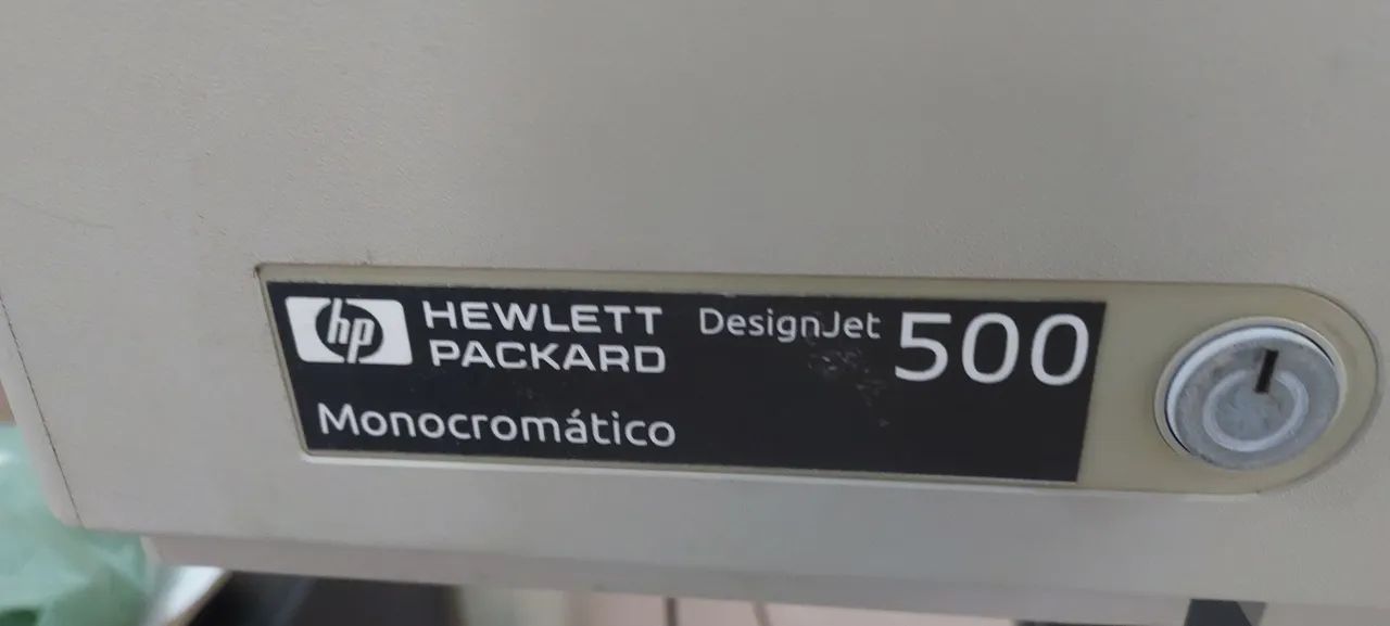 Plotter HP 500 monocromática com cartucho e cabeçote original. - Foto 2