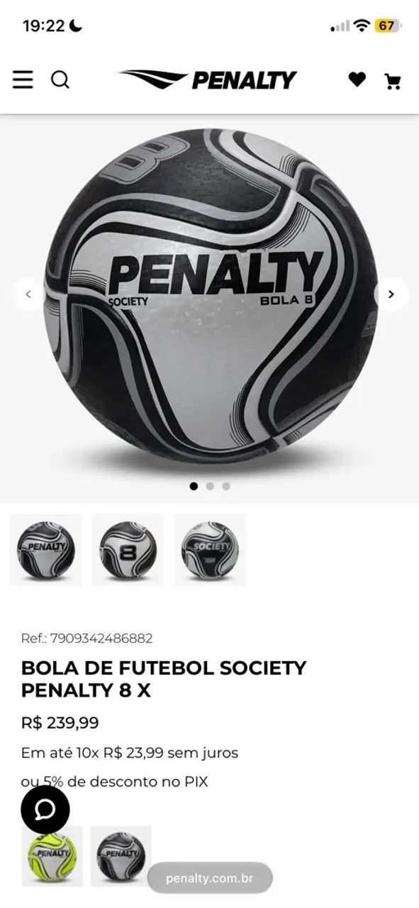 Bola society nova