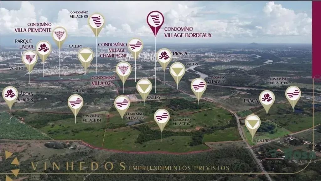 Terrenos em condomínio para venda, Vinhedos, Cuiabá - Foto 3