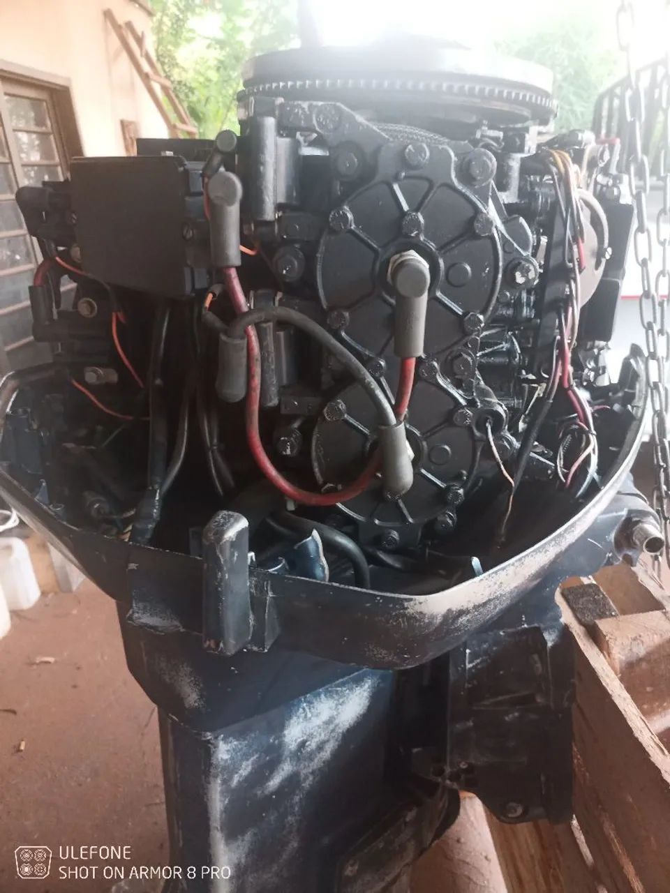 Motor de popa 90 HP Evinrude/ lancha  - Foto 4