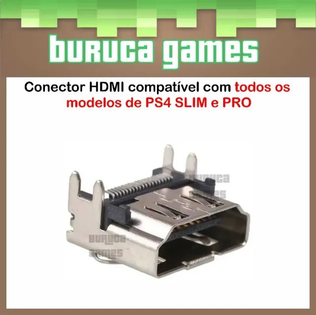 Conector HDMI para console PS4 - Foto 5