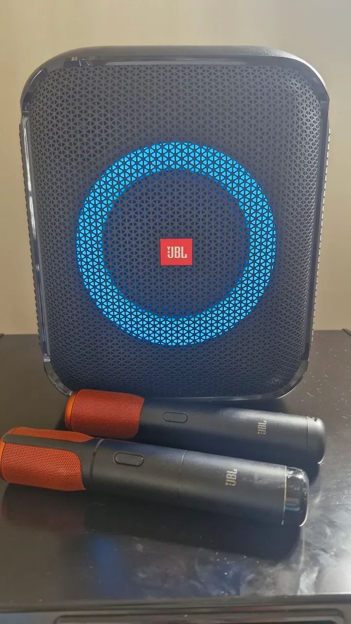 Caixa Partybox Encore JBL 2 Microfones  - Foto 3