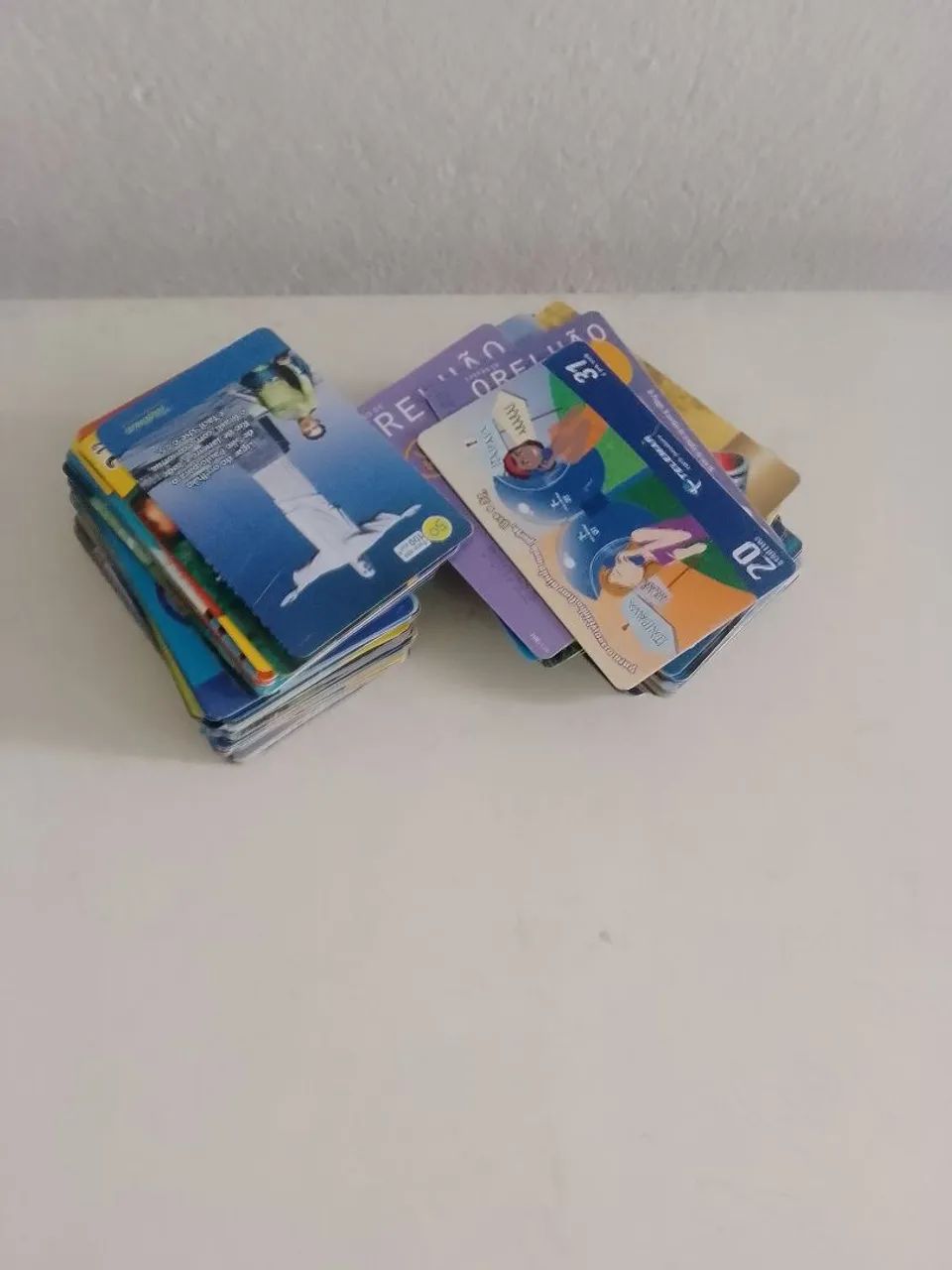 Cartões de telefones coleção 