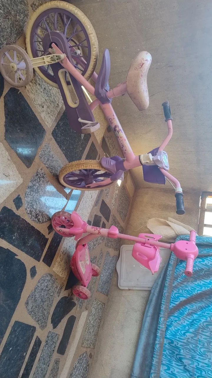 Bicicleta e patinete infantil 
