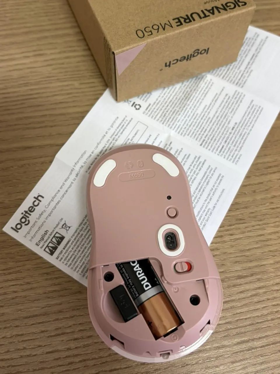 Mouse Logitech M650 Rosa - Foto 4
