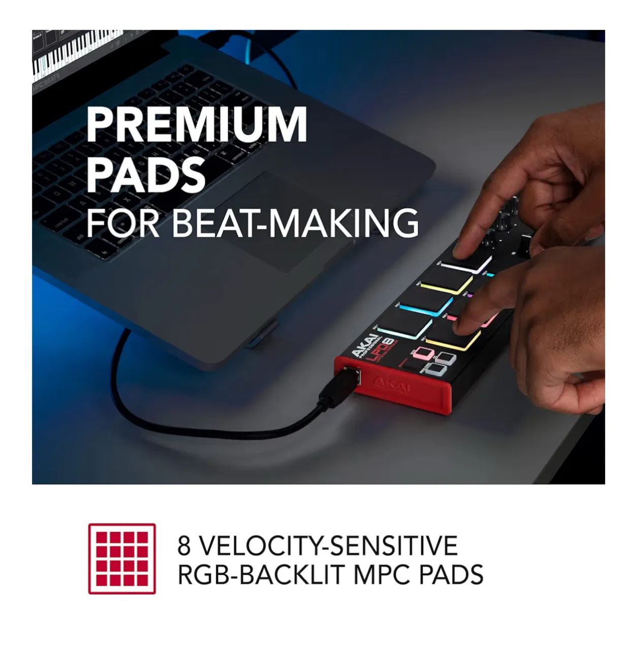 Akai MPX MPK LPD8 - Foto 4