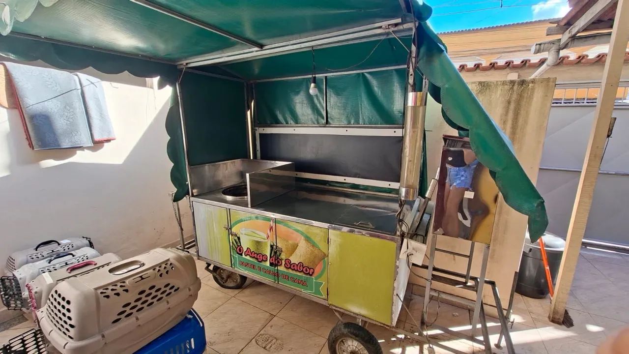 Carrinho de Pastel com churrasqueira  acoplada  - Foto 4