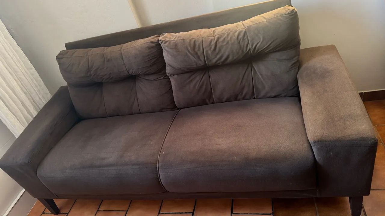 SOFÁ MARRON  2 e 3 lugares  - Foto 4