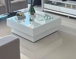 Conjunto de Sala: Mesa de Centro + Mesa de Canto/Lateral (Design Moderno) - Foto 3