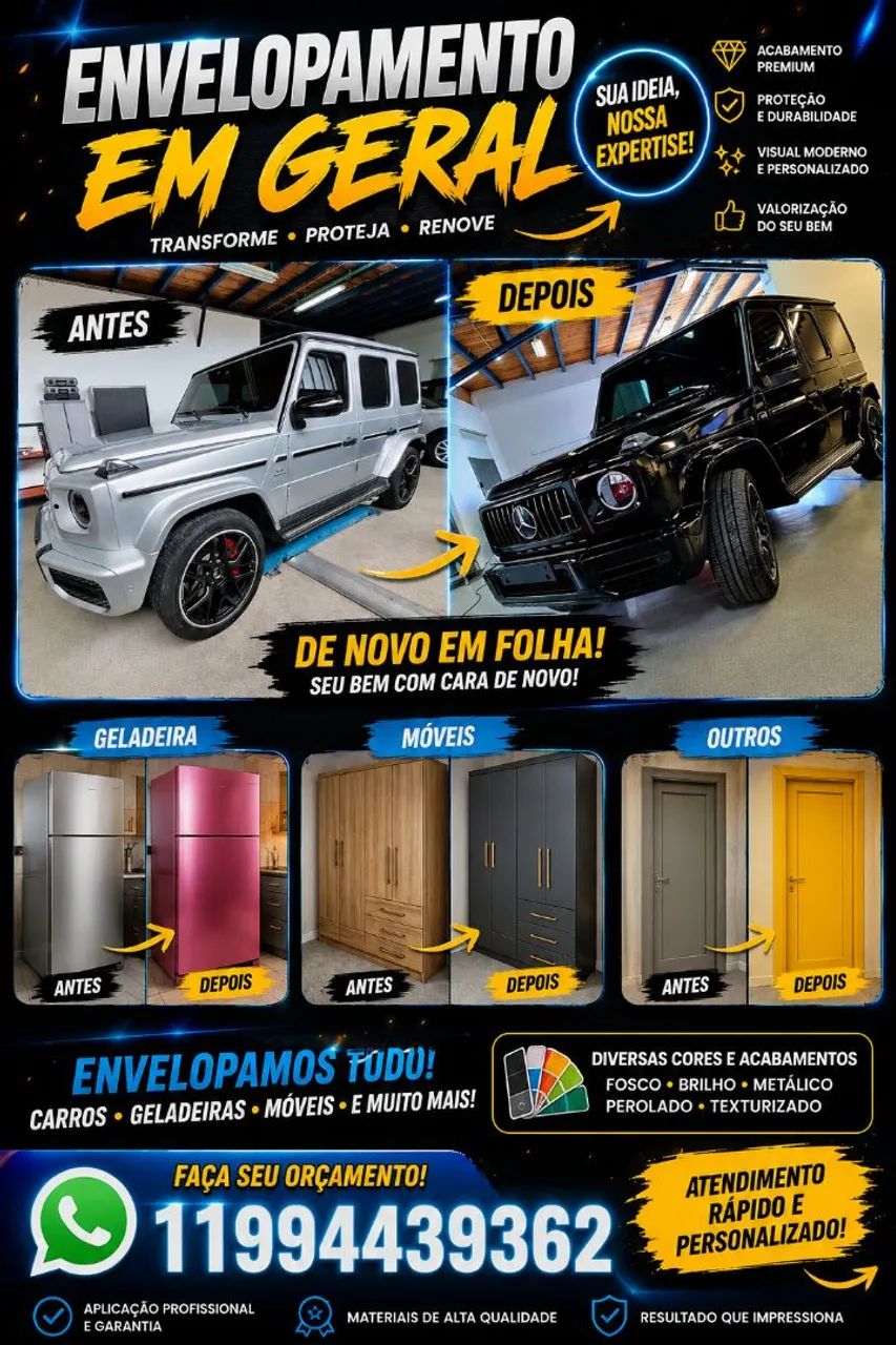 Envelopamento em geral 