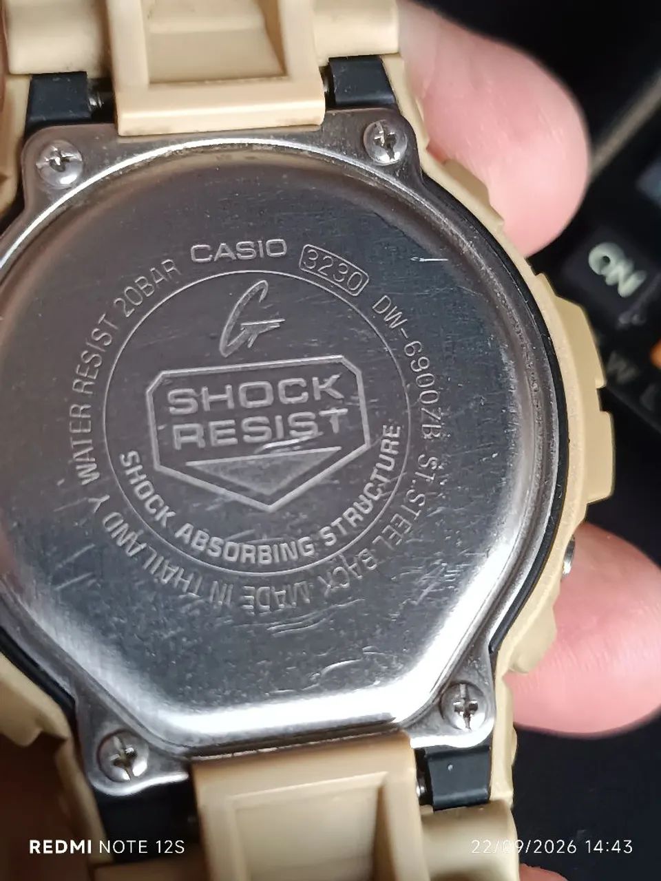 Relógio Casio G Shock DW 6900ZB - Foto 3