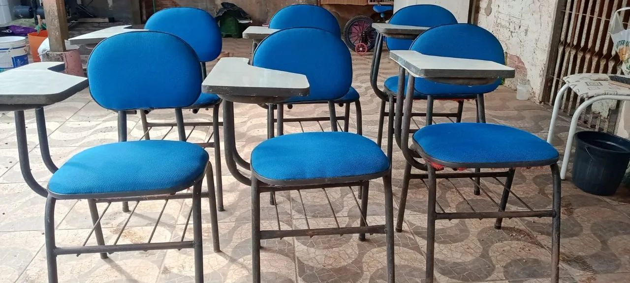 Cadeiras com braço - escolar - Foto 2