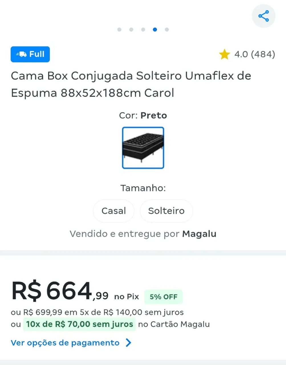 Cama box solteiro  - Foto 4