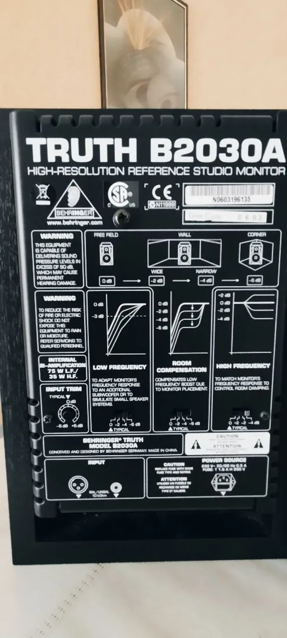 behringer truth b2031a